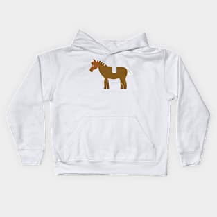 Interpretation of a Minifig Horse Kids Hoodie